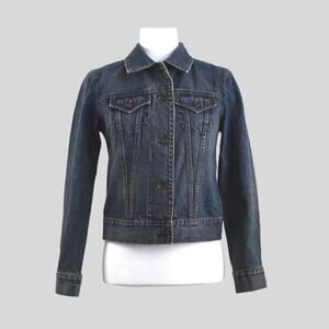 GAP %100 Cotton Women's Jean Jacket Size XS